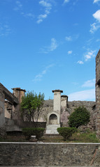 Fototapeta na wymiar The ruins of the ancient city of Pompeii, Italy