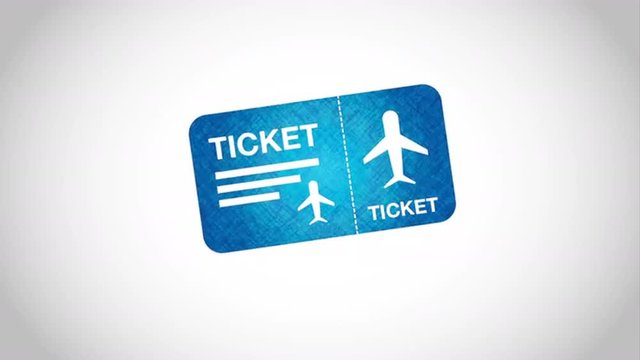 Ticket icon design, Video Animation