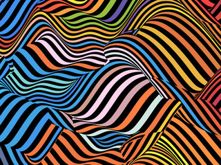 Obraz premium Abstract wave background in vector