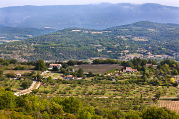 Fototapeta na wymiar Landscape of rural Provence