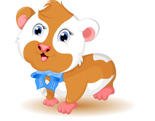 Cute hamster cartoon