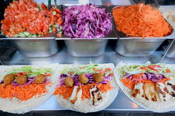 Colourful food