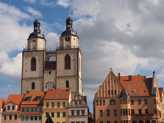 Fototapeta na wymiar Lutherstadt Wittenberg Stadtkirche St.Marien 