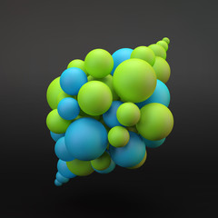 3D concept illustration. Vector template.