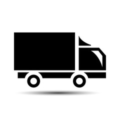 car truck icon. vector illustration