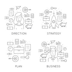 Doodle business development ideas, consultation, contract, agreement, start-up.