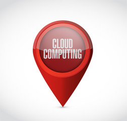 cloud computing pointer sign