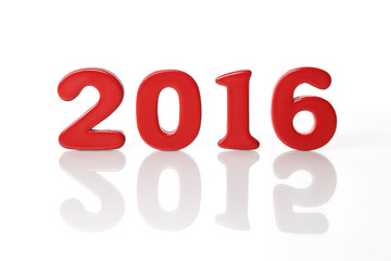 New Year 2016 with reflection 2015
