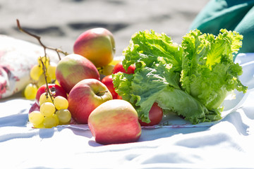fruit at the picnic
