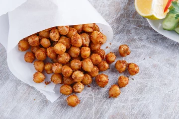  Roasted spicy chickpeas © koss13