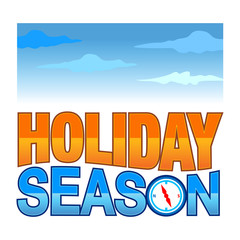 Holiday Season Vector Background