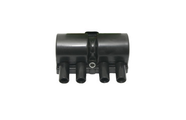 new car parts on a white background