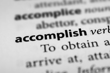 Accomplish