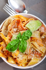 Parpadele with zucchini