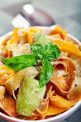 Parpadele with zucchini