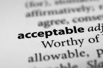 Acceptable