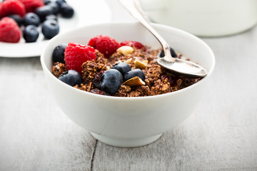 Müsli mit Beeren - Cereals with berries