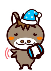 おやすみをする動物シリーズ