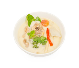  Chicken in coconut milk and galangal
