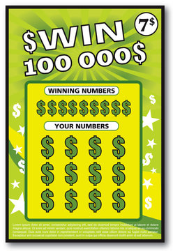 Instant Lottery Ticket Scratch Off