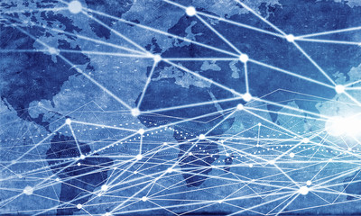 Digital connection background