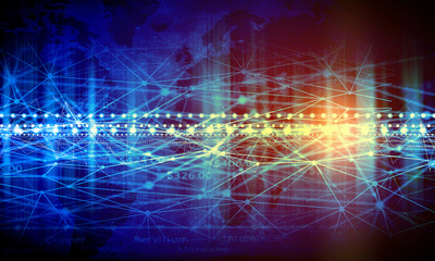 Digital connection background