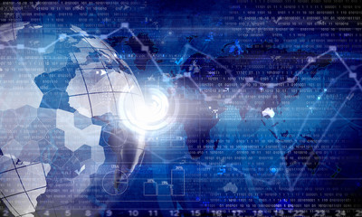 Fototapeta premium Business digital background