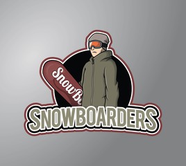 Fototapeta na wymiar snow boarder