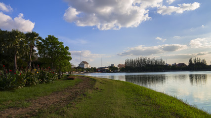 Obraz premium Nong Prajak Public Park.