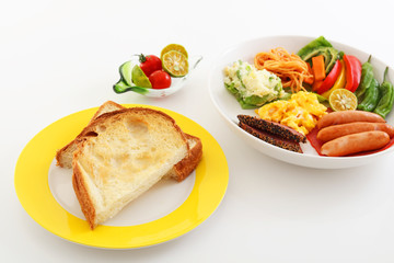 おいしそうな朝食