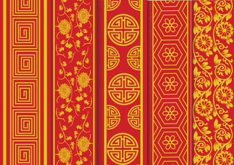 Chinese new year pattern