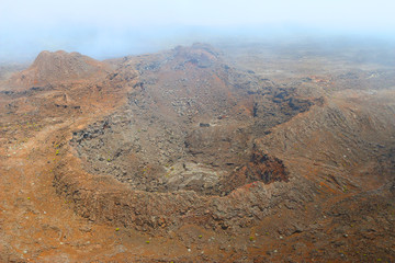 Piton de la Fournaise (Peak of the Furnace) 2632m is a shield volcano on the eastern side of...
