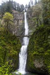 Scenic Multnomah Falls in Oregon