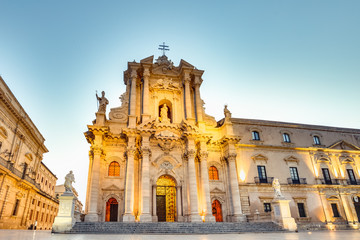 Fototapeta premium Old Town of Syracuse, Sicily