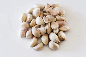 Garlic  isolated background