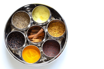 Indian spices box
