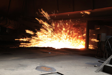 Steelmaking workshop