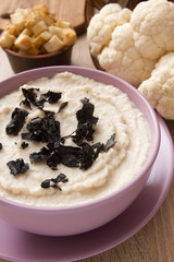 Soup cauliflower puree