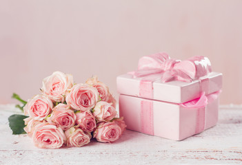 Roses and gift
