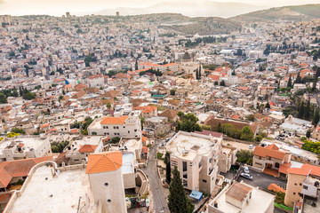 Obraz premium Panorama of Nazareth, Israel