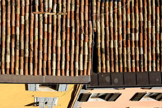 COPERTURA IN COPPI DALL'ALTO