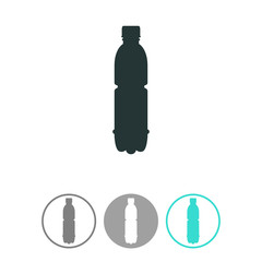 A bottle of water - vector icon.