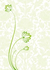 water lilies, wedding card design, India