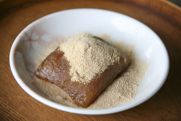 Akumaki, the traditional Japanese sweets from Kagoshima area