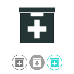 First aid box icon.