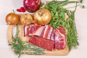 meat on roast