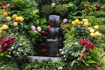 Photo sur Plexiglas Fontaine Gorgeous three-stage fountain