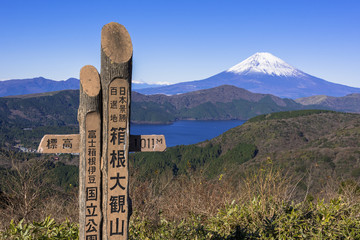 箱根大観山より富士山