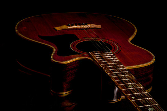Acoustic guitar.