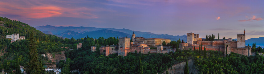 Fototapeta na wymiar Alhambra Palace in Granada, Spain